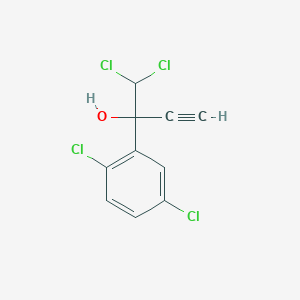 1 1 Dichloro 2 2 5 Dichlorophenyl But 3 Yn 2 Ol C10h6cl4o Pubchem