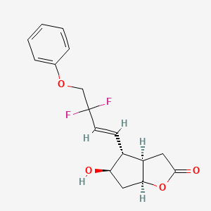 (3Ar,4R,5R,6aS)-4-[(E)-3,3-difluoro-4-phenoxybut-1-enyl]-5-hydroxy-3,3a ...