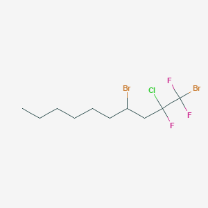 2-Chloro-1,4-dibromo-1,1,2-trifluorodecane