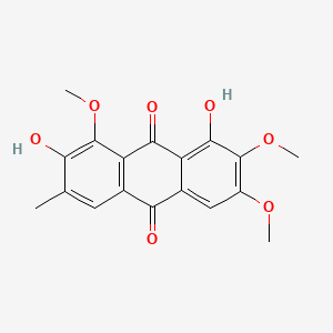 1,7-Dihydroxy-2,3,8-trimethoxy-6-methylanthracene-9,10-dione；Obtusin