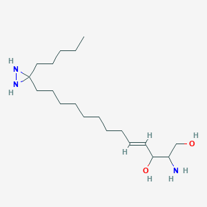 (E)-2-amino-13-(3-pentyldiaziridin-3-yl)tridec-4-ene-1,3-diol ...