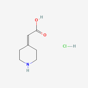 2-(Piperidin-4-ylidene)acetic acid hydrochloride