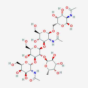 GalNAca1 3 Fuca1 2 Galb1 3GlcNAcb1 6GalNAca C36H61N3O25 CID