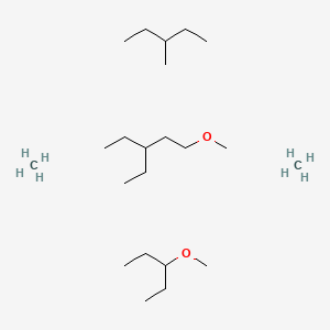 3-Ethyl-1-methoxypentane;methane;3-methoxypentane;3-methylpentane ...