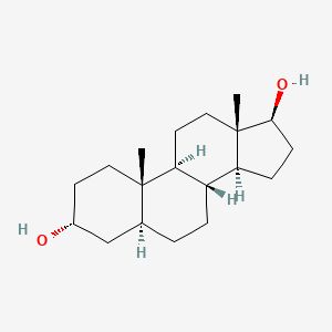 3-alpha,17-beta-dihydroxy-5-alpha-androstane image