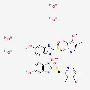 Esomeprazole Strontium C34H44N6O10S2Sr CID 16048656 PubChem