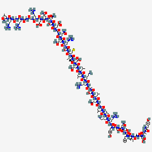 L-Leucinamide, L-tyrosyl-L-alanyl-L-α-aspartyl-L-alanyl-L-isoleucyl-L-phenylalanyl-L-threonyl-L-asparaginyl-L-seryl-L-tyrosyl-L-arginyl-L-lysyl-L-valyl-L-leucylglycyl-L-glutaminyl-L-leucyl-L-seryl-L-alanyl-L-arginyl-L-lysyl-L-leucyl-L-leucyl-L-glutaminyl-