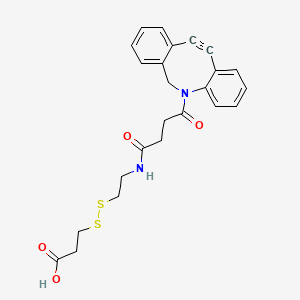 DBCO-S-S-acid | C24H24N2O4S2 | CID 162642567 - PubChem