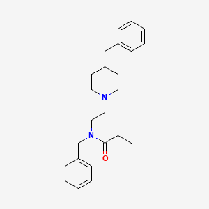 N-benzyl-N-[2-(4-benzylpiperidin-1-yl)ethyl]propanamide | C24H32N2O ...