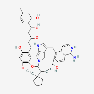 5-(22-Amino-7,17-dihydroxyspiro[3,10-dioxa-1,23,31-triazaheptacyclo[30 ...