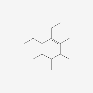 1,6-Diethyl-2,3,4,5-tetramethylcyclohexene | C14H26 | CID 163510409 ...