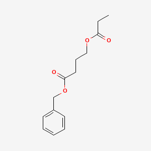 Benzyl 4-propanoyloxybutanoate | C14H18O4 | CID 163613543 - PubChem