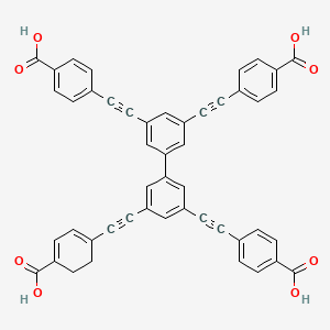 4-[2-[3-[3,5-Bis[2-(4-carboxyphenyl)ethynyl]phenyl]-5-[2-(4 ...