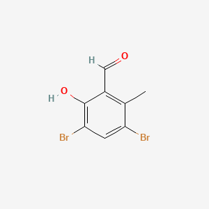 3,5-Dibromo-2-hydroxy-6-methylbenzaldehyde | C8H6Br2O2 | CID 163692261 ...