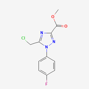 Cox-2-IN-20 | C11H9ClFN3O2 | CID 164517067 - PubChem