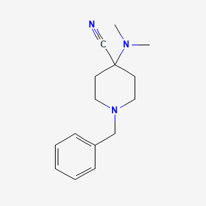 1-Benzyl-4-(dimethylamino)piperidine-4-carbonitrile