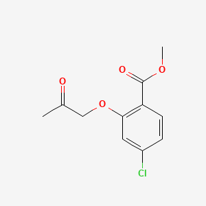 Methyl 4-chloro-2-(2-oxopropoxy)benzoate | C11H11ClO4 | CID 164579384 ...