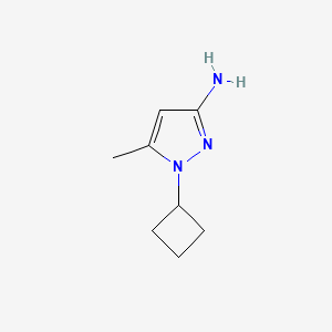 1-cyclobutyl-5-methyl-1H-pyrazol-3-amine | C8H13N3 | CID 165463312 ...