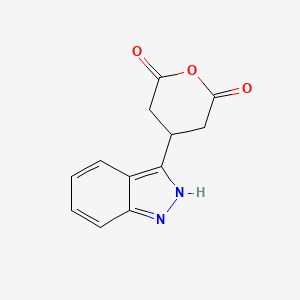 4-(1H-indazol-3-yl)oxane-2,6-dione | C12H10N2O3 - PubChem