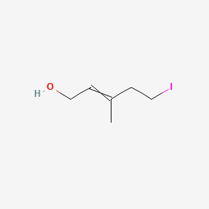 5-Iodo-3-methylpent-2-en-1-ol | C6H11IO | CID 167443312 - PubChem