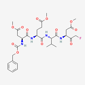 	Benzyloxycarbonyl-Asp(OMe)-Glu(OMe)-Val-Asp(OMe)-fluoromethylketone