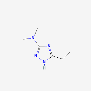 5-ethyl-N,N-dimethyl-1H-1,2,4-triazol-3-amine | C6H12N4 | CID 167801501 ...