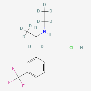 rac-Fenfluramine-D11 Hydrochloride | C12H17ClF3N | CID 169440428 - PubChem