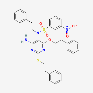 Antiparasitic agent-19 | C34H33N5O5S2 | CID 169450381 - PubChem