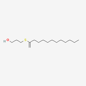 3-Tridec-1-en-2-ylsulfanylpropan-1-ol | C16H32OS | CID 169963670 - PubChem