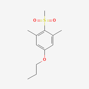 1,3-Dimethyl-2-methylsulfonyl-5-propoxybenzene | C12H18O3S | CID ...