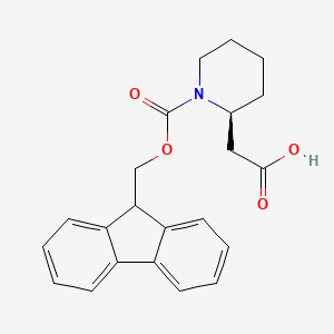 (S)-2-(1-(((9H-Fluoren-9-yl)methoxy)carbonyl)piperidin-2-yl)acetic acid