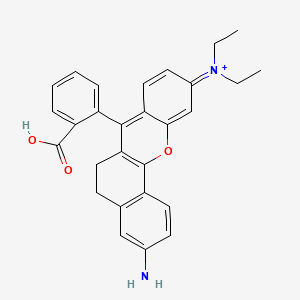 [3-Amino-7-(2-carboxyphenyl)-5,6-dihydrobenzo[c]xanthen-10-ylidene ...