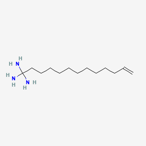 Tridec-12-ene-1,1,1-triamine | C13H29N3 | CID 170539851 - PubChem