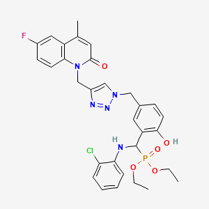 Antiviral agent 49 | C31H32ClFN5O5P | CID 170836190 - PubChem