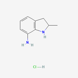 2-Methylindolin-7-amine hydrochloride | C9H13ClN2 | CID 170907509 - PubChem