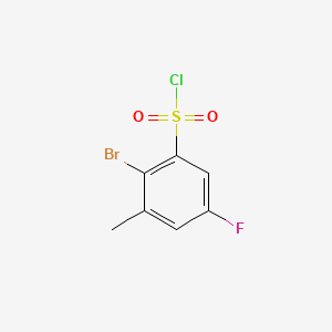 2-Bromo-5-fluoro-3-methylbenzenesulfonyl chloride | C7H5BrClFO2S | CID ...