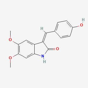 RET Receptor Tyrosine Kinase Inhibitor; 1,3-dihydro-5,6-dimethoxy-3-[(4-hydroxyphenyl)methylene]-H-indol-2-one; (3E)-3-[(4-hydroxyphenyl)methylidene]-5,6-dimethoxy-1H-indol-2-one