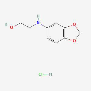 2-(Benzo[d][1,3]dioxol-5-ylamino)ethanol hydrochloride 


