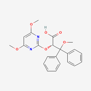 (S)-2-((4,6-Dimethoxy-2-pyrimidinyl)oxy)-3-methoxy-3,3-diphenylpropionic acid