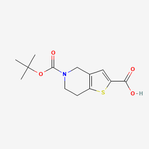 5-(tert-butoxycarbonyl)-4,5,6,7-tetrahydrothieno[3,2-c]pyridine-2-carboxylic acid