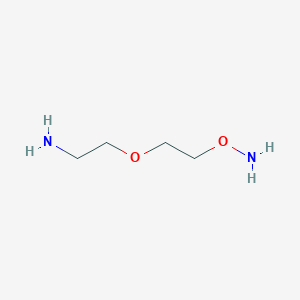 Aminooxy-PEG1-amine HCl salt | C4H12N2O2 | CID 17777275 - PubChem