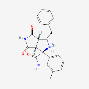 (1S,3S,3aR,6aS)-1-benzyl-7'-methylspiro[1,2,3a,6a-tetrahydropyrrolo[3,4 ...