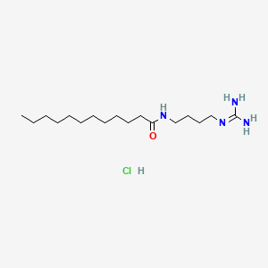 Lauramidobutyl Guanidine Hydrochloride C17h37cln4o Pubchem