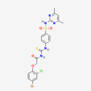 2-(4-Bromo-2-chlorophenoxy)-N-[[[4-?[[(4,6-dimethyl-2-pyrimidinyl)amino]sulfonyl]pheny?l]amino]thioxomethyl]acetamide