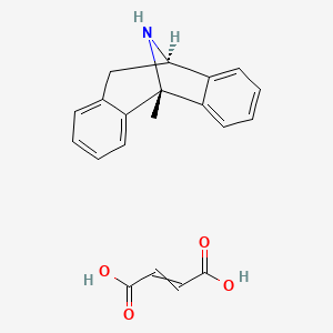 (5S,10R)-(+)-?5-Methyl-10,11-dihydro-5H-dibenzo[a,d]?cyclohepten-5,10-imine hydrogen maleate