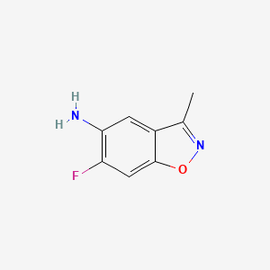 6-Fluoro-3-methylbenzo[d]isoxazol-5-amine