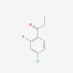 1-(4-Chloro-2-fluorophenyl)propan-1-one