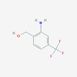 (2-Amino-4-(trifluoromethyl)phenyl)methanol