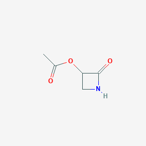 Acetoxy-beta-lactam | C5H7NO3 | CID 18942827 - PubChem