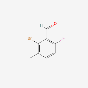 2-Bromo-6-fluoro-3-methylbenzaldehyde